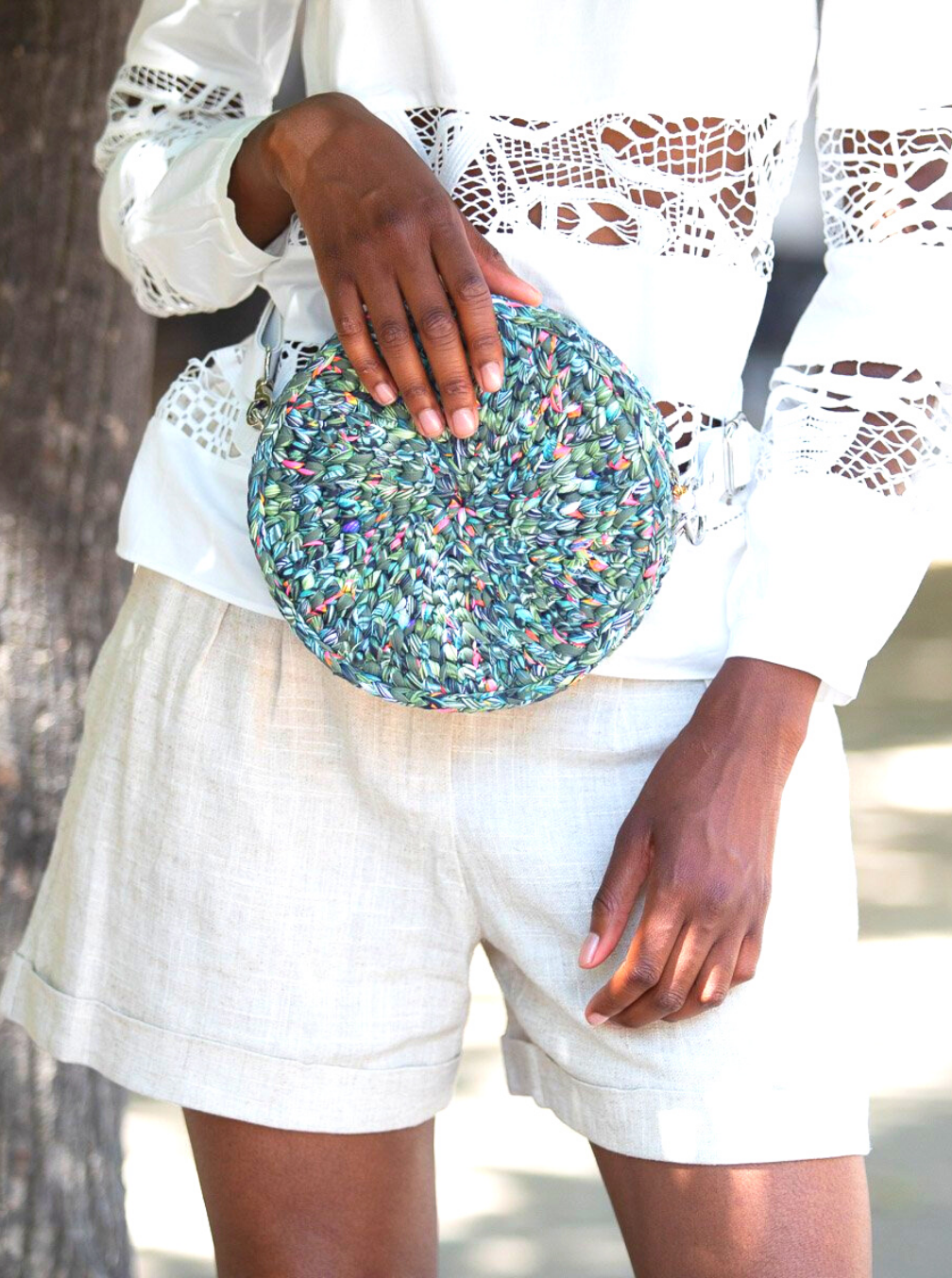 Solène "Deep Jungle" bag