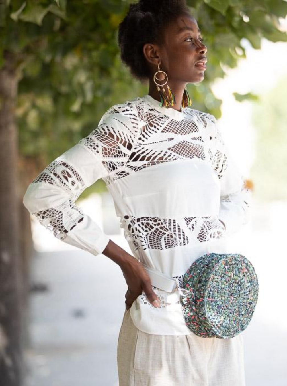 Solène "Deep Jungle" bag