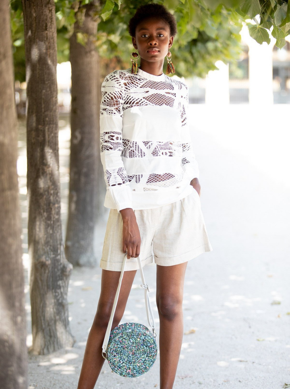 Solène "Deep Jungle" bag