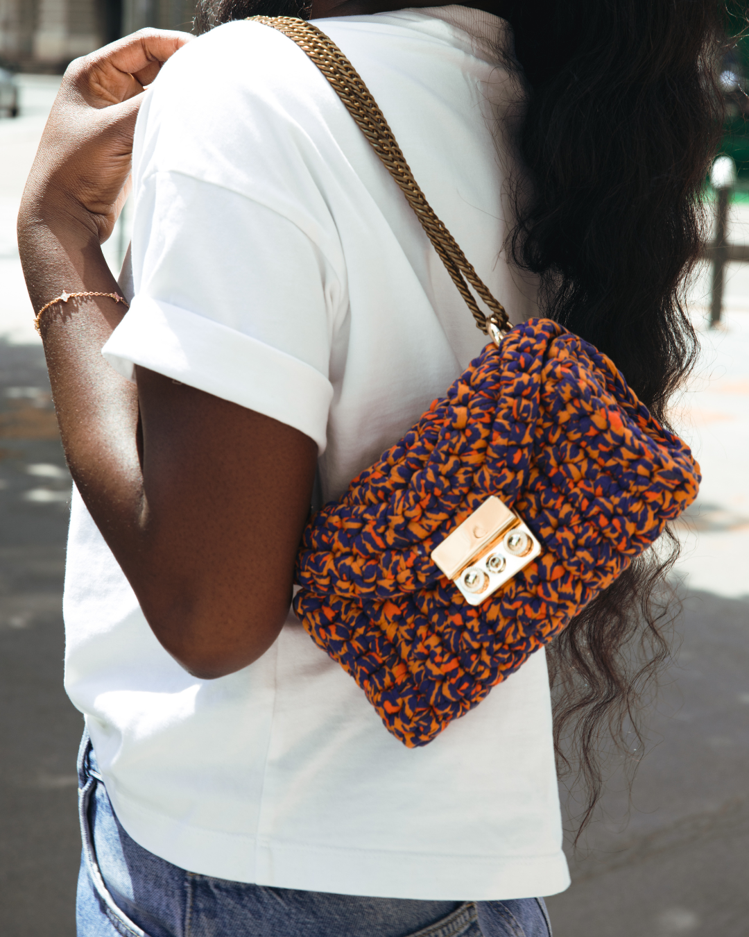 Pepita "Tangerine Tiger" bag 