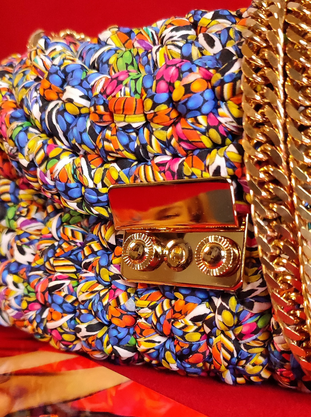 Pepita  "Scarf Print" bag