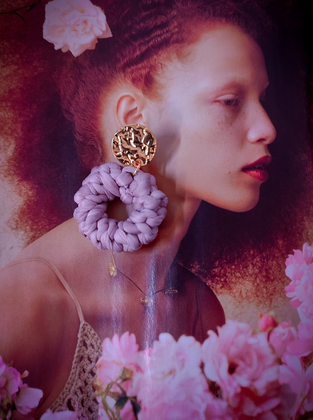 Boucles Criolla Rose Poudré