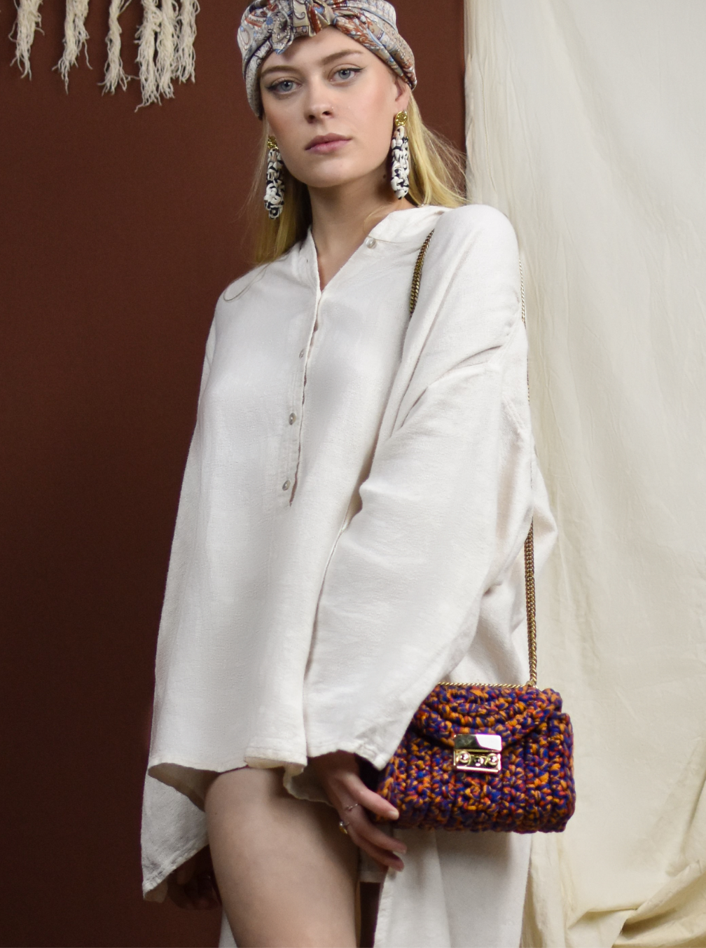 Pepita "Tangerine Tiger" bag 