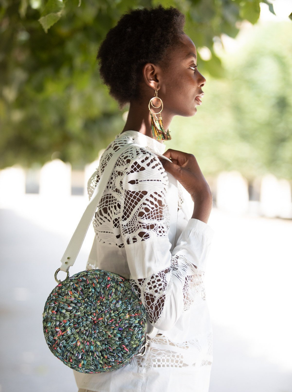 Solène "Deep Jungle" bag